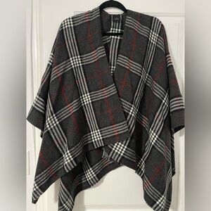 Soft plaid wrap